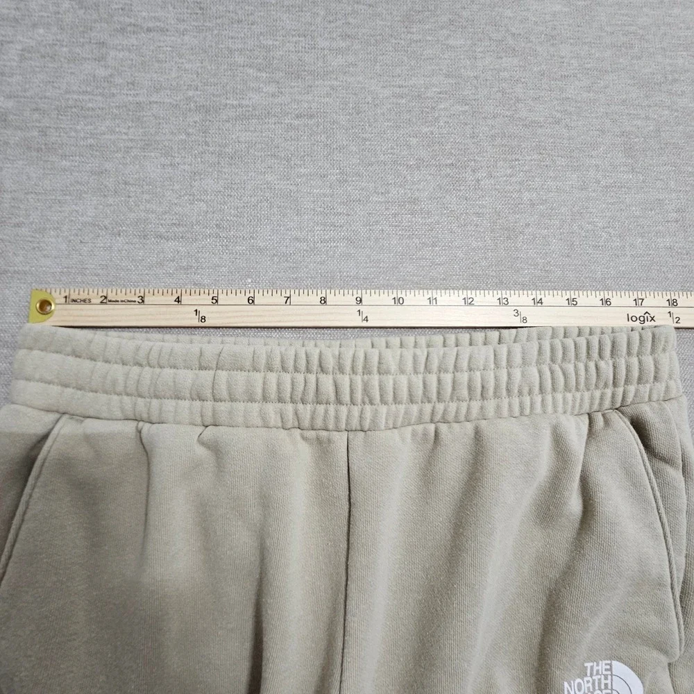 The‎ North Face Cargo Sweatpants Mens Large Tan Beige Fleece Joggers NF0A5GEM